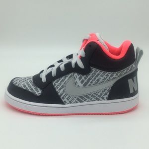 Nike Court Borough Mid Print GS. Size 4Y. NIB